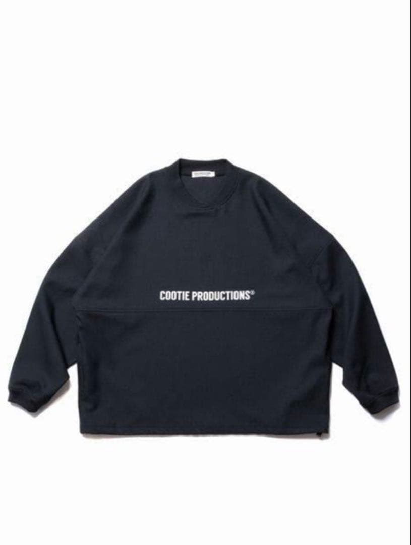 トップス COOTIE Polyester Twill Football L/S Tee Polyester Twill Football L/S Tee【BLACK】｜COOTIE PRODUCTIONS