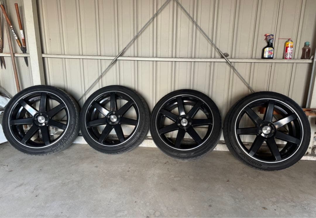 ちーのさん専用20インチ ホイールセット シルクブレイズ　4本　4/4 Silk Blaze（シルクブレイズ） JENESSE」200系ハイエース用20インチ