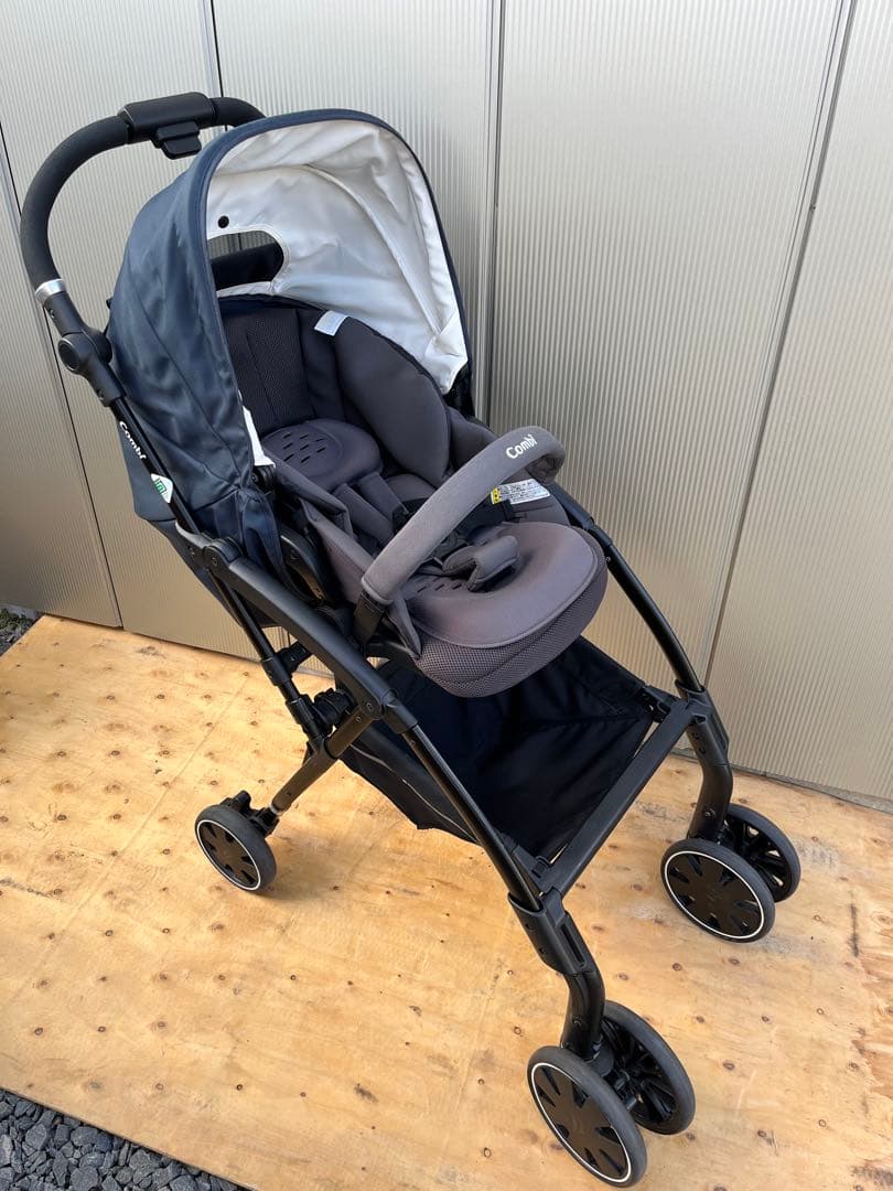 極美品✨コンビ　ベビーカー　AttO typeS　ネイビー　エッグショック AttO type-S｜コンビ公式ブランドストア