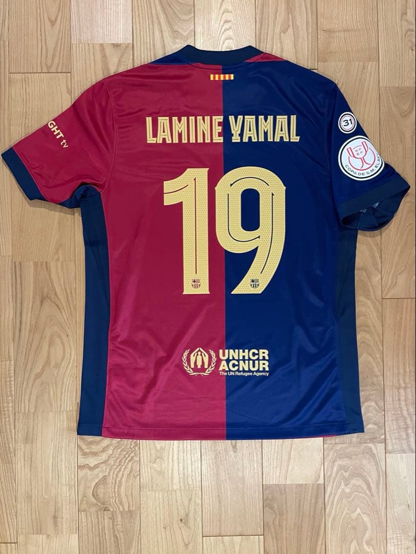限界価格 ラミン・ヤマル FCバルセロナ24-25 HOME 背番号19 正規品