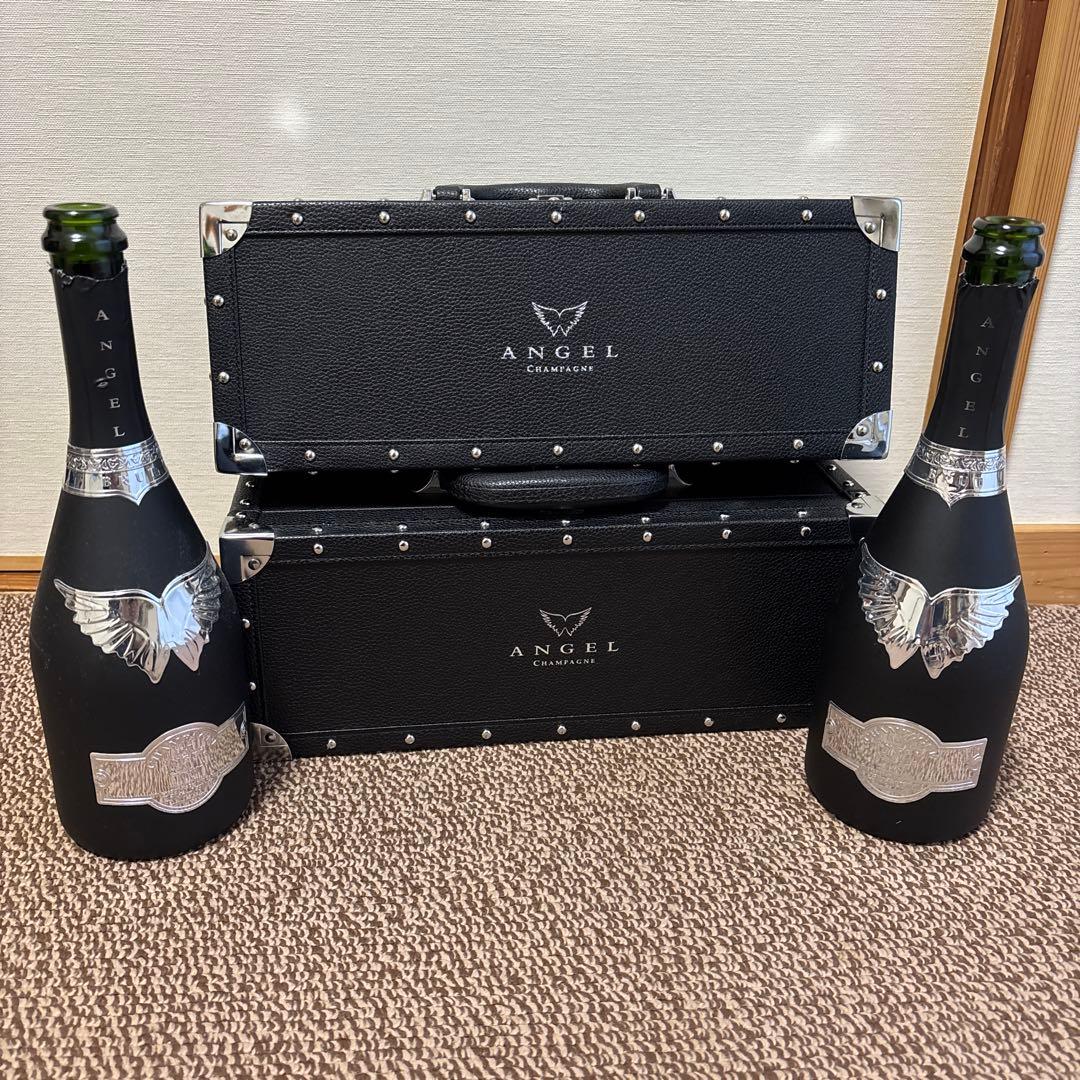 ANGEL シャンパン 2本セット 専用ケース付き ロマネコンティー空瓶