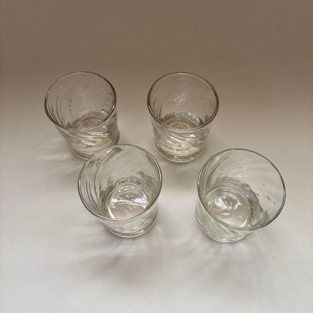 倉敷ガラス 小谷真三 ガラスコップ 4客 民藝 - メルカリ