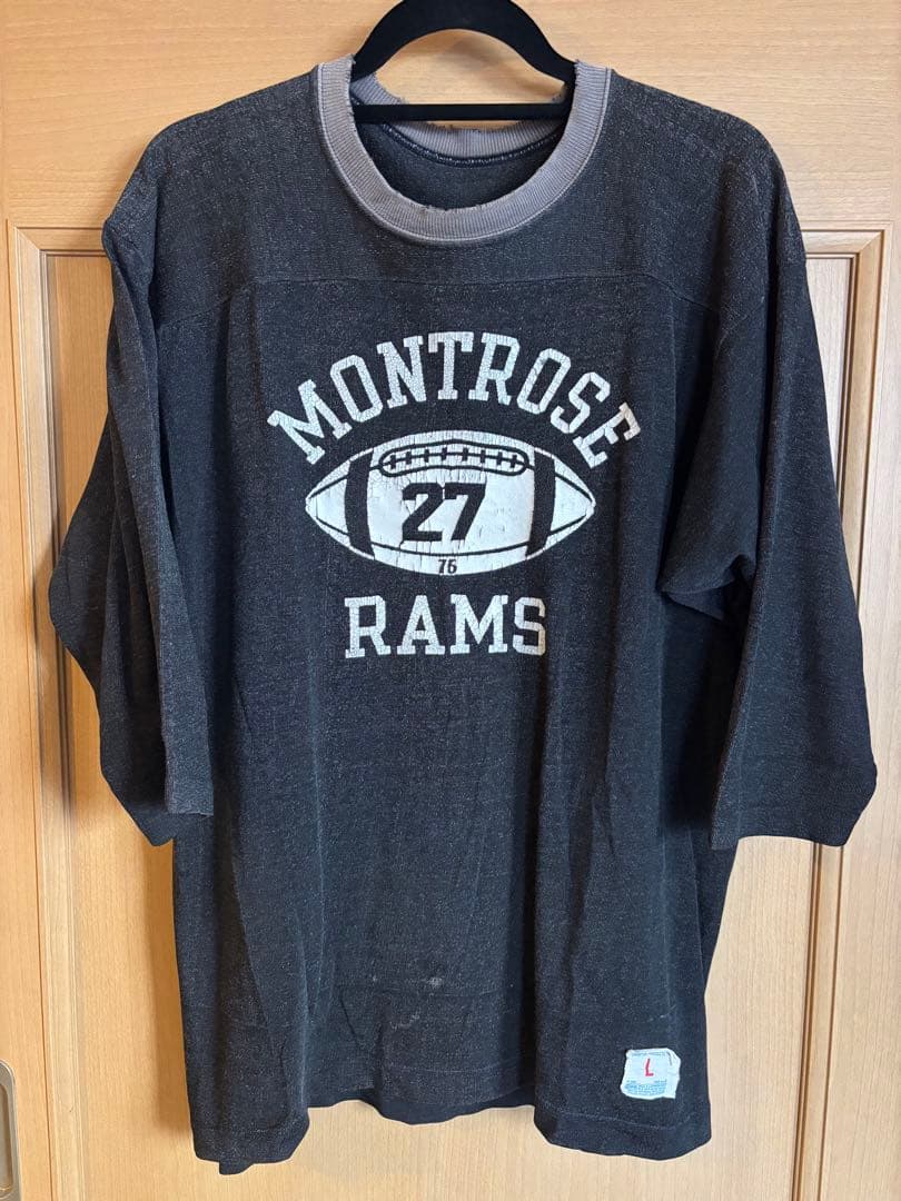 希少 70’schampion footballT ブラックボディ　ヴィンテージ men's sz 40 Tim Brown #81 Oakland Raiders vintage football jersey