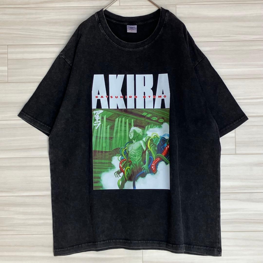 AKIRA アキラ 鉄雄 テツオ ヴィンテージ加工 Tシャツ アニメ 新品 L