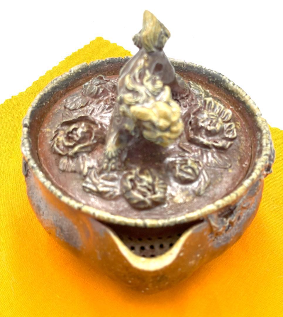 備前焼 難波誠治作 獅子 宝瓶 NS2 - メルカリ