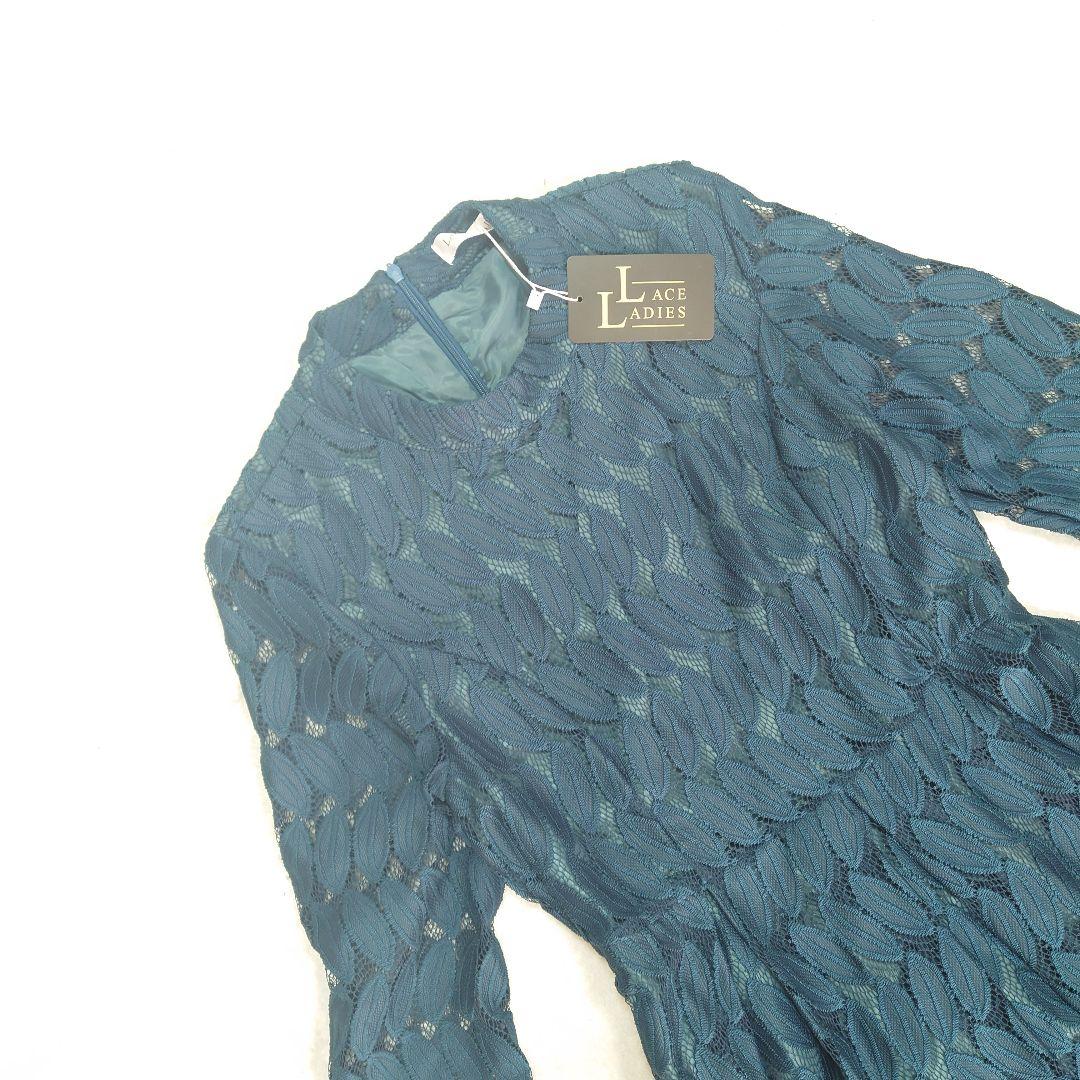 新品タグ付✨大きいサイズ✨マザーズドレス マキシ丈 結婚式 XL リーフ