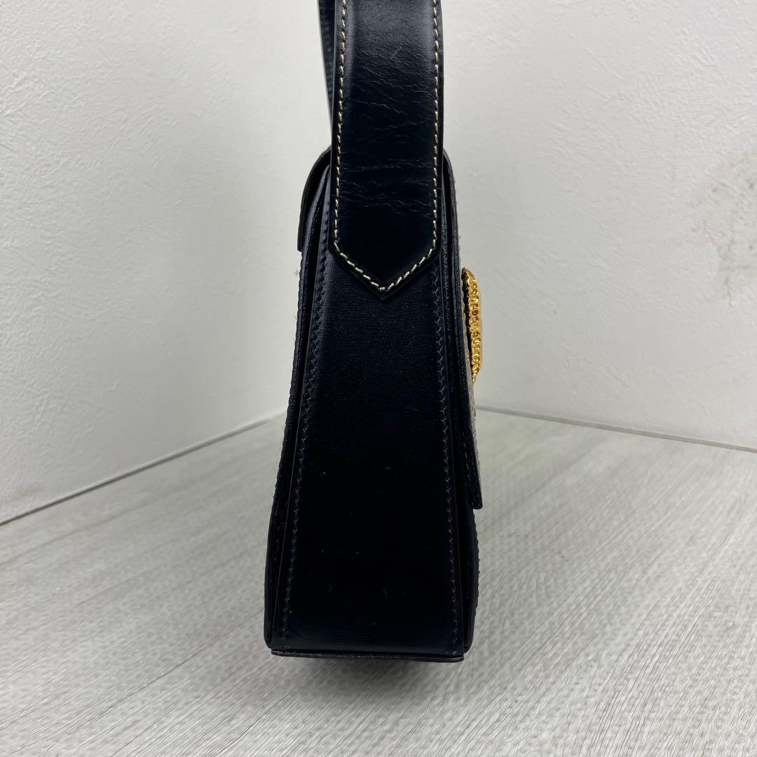 希少✨ Christian Lacroix ハンドバッグ ゴールド金具 レザー - メルカリ