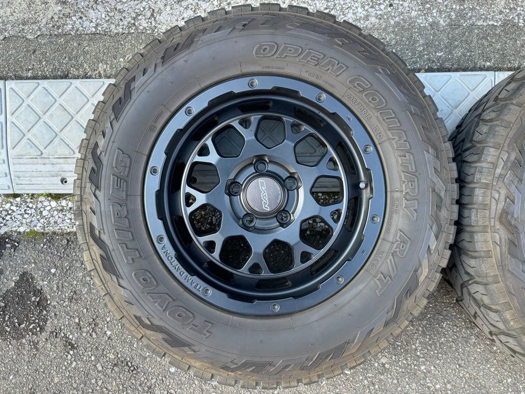 デリカ D5 RAYS M9 OPEN COUNTRY R/T タイヤホイール① - メルカリ