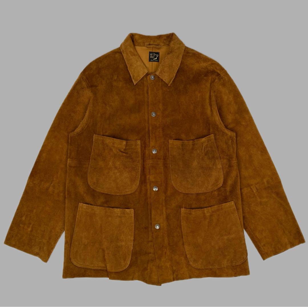 orSlow 牛革 スエード レザー カバーオール オアスロウ vintage - メルカリ