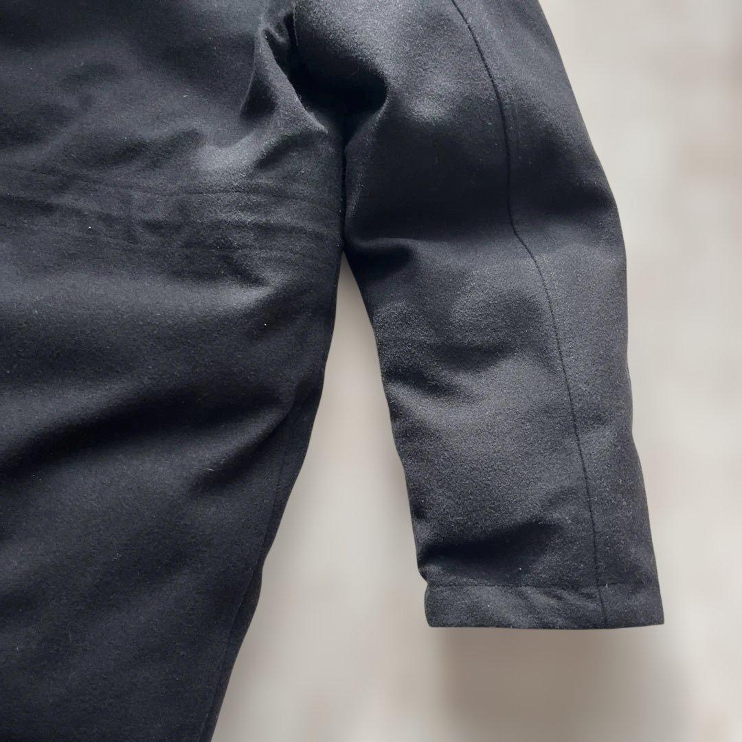 かりんとうさん専用美品 42 AIGLE ブラック ロングコート フード付 L