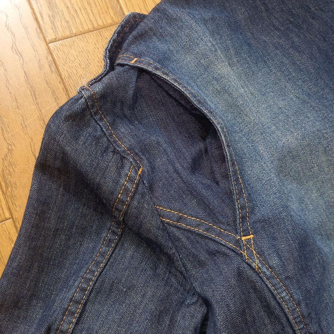 ルパート ダメージ加工デニムつなぎ オールインワン バンソン ヒゲ 色