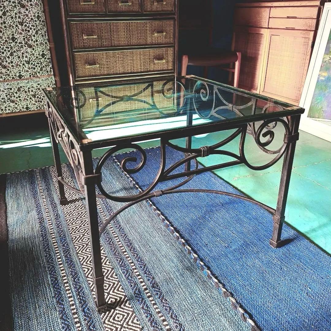 まみ様専用 東京近郊の配送OK ローラアシュレイ ガラステーブル