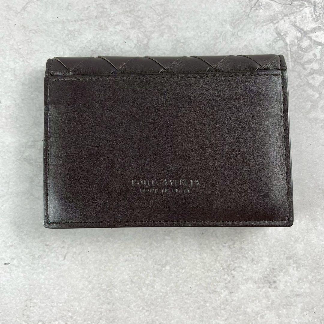 美品 RFID内蔵】ボッテガヴェネタ カードケース マキシ イントレ 茶