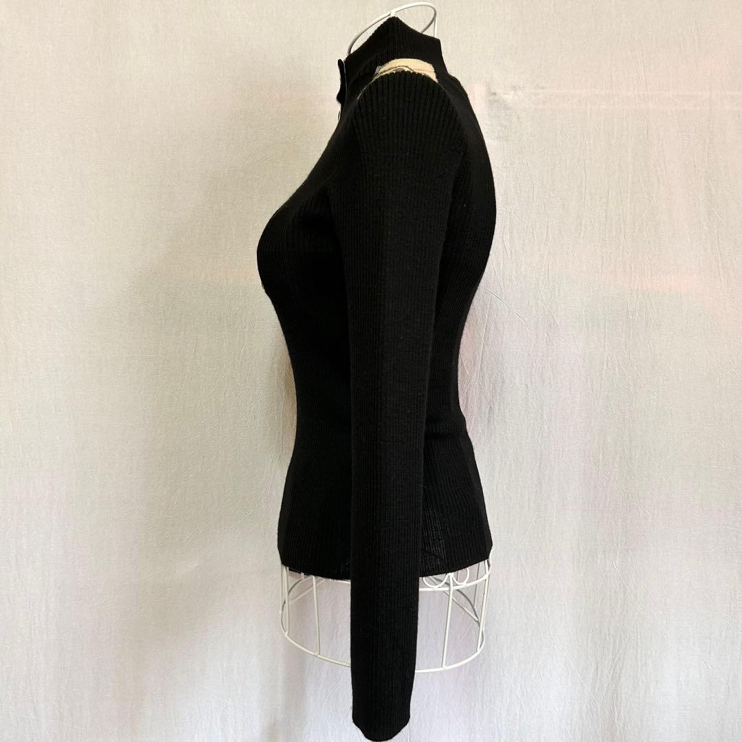 美品 バーバリーブルーレーベル ニット セーター ハイネック ノバ