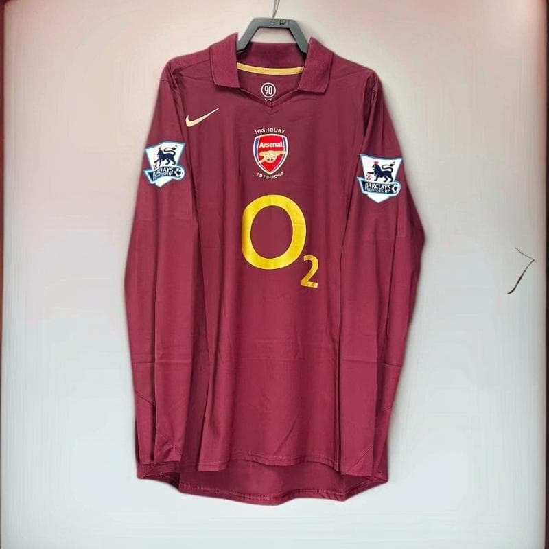 05-06 アーセナル ベルカンプ BERGKAMP 背番号10 長袖 シャツ - メルカリ