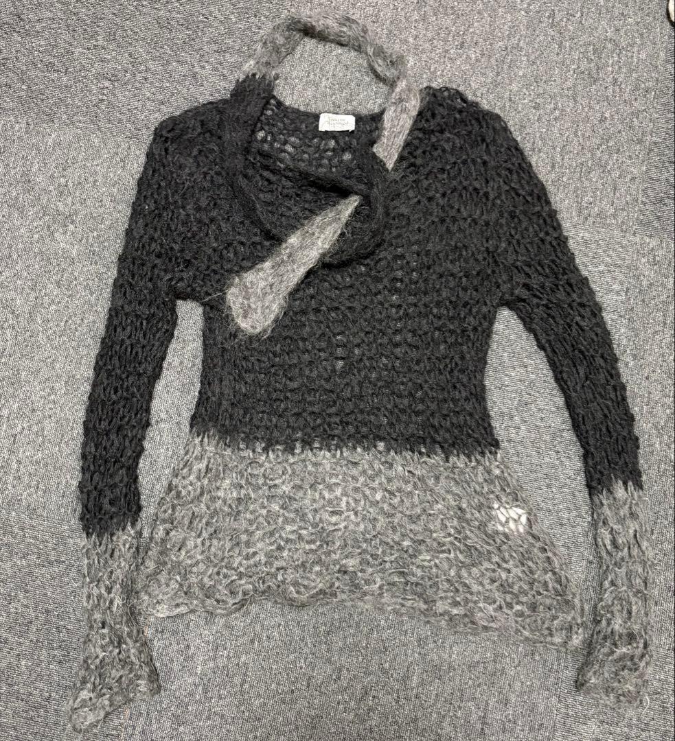 vivienne westwood MANマフラードッキングモヘアニット vivienne westwood MANマフラードッキングモヘアニット vivienne