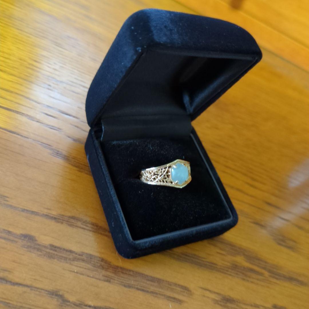 ageteアガット K5翡翠リング15号 - メルカリ