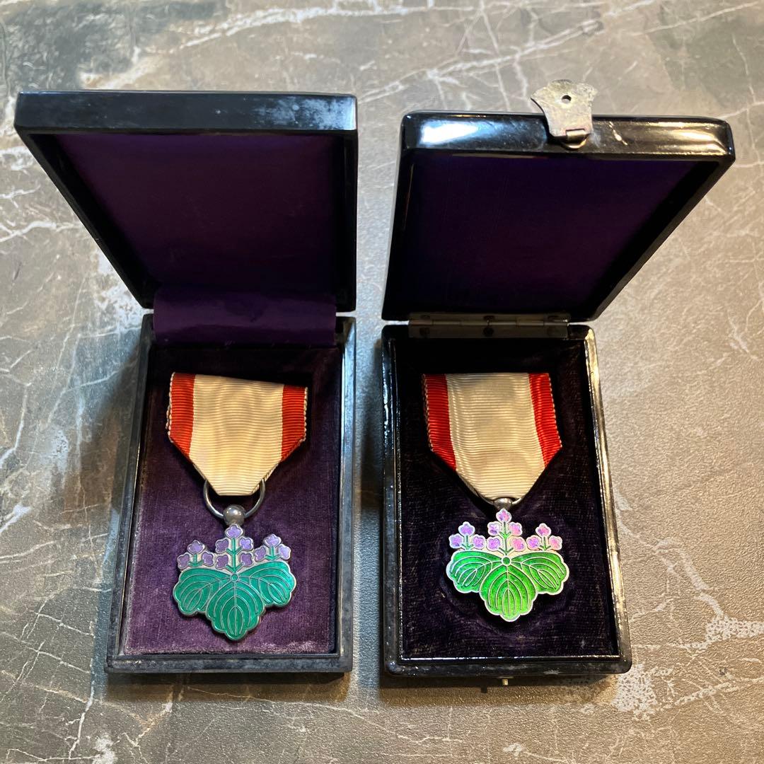 勲七等青色桐葉章 勲章 メダル 日本