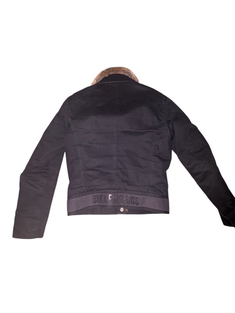 ビッケンバーグ 襟ファーブルゾン black ダークウェア