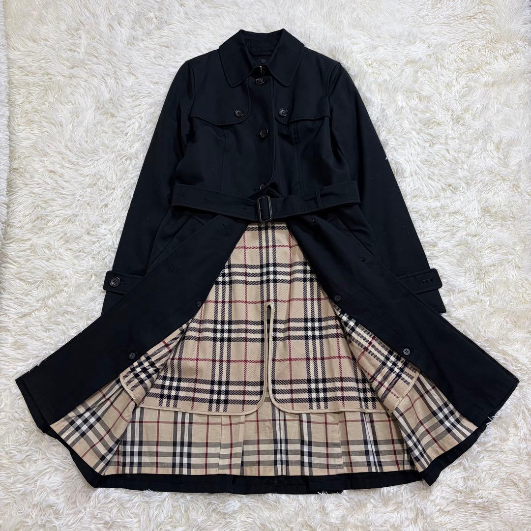 美品✨ バーバリーロンドン トレンチコート ライナー ノバチェック 黒