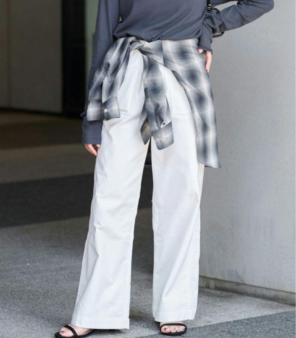 JOURNAL STANDARD relume ワイドベイカーパンツ ホワイトM - メルカリ