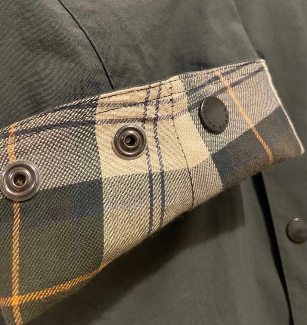 美品】Barbour ニュー バーレー オーバーサイズ 別注 ノンオイル 38