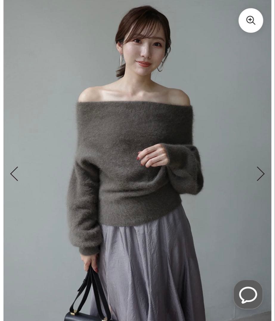 にゃんラクーンフォックスオフショルニットプルオーバー anuans｜ラクーンフォックスオフショルニットプルオーバー | Rakuten