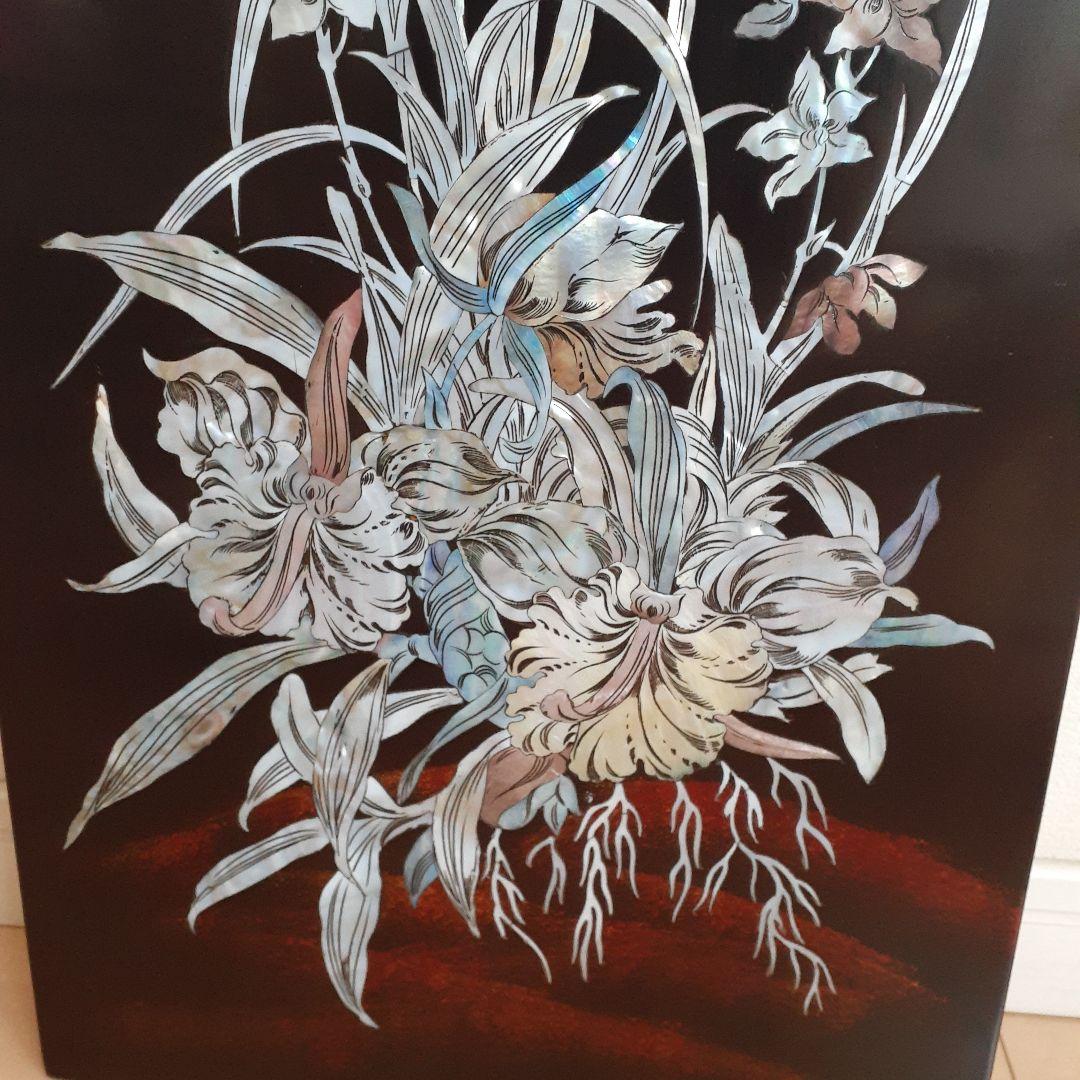 AIchemy様専用です 螺鈿細工 骨董品 古美術 工芸品 壁掛絵画 - メルカリ