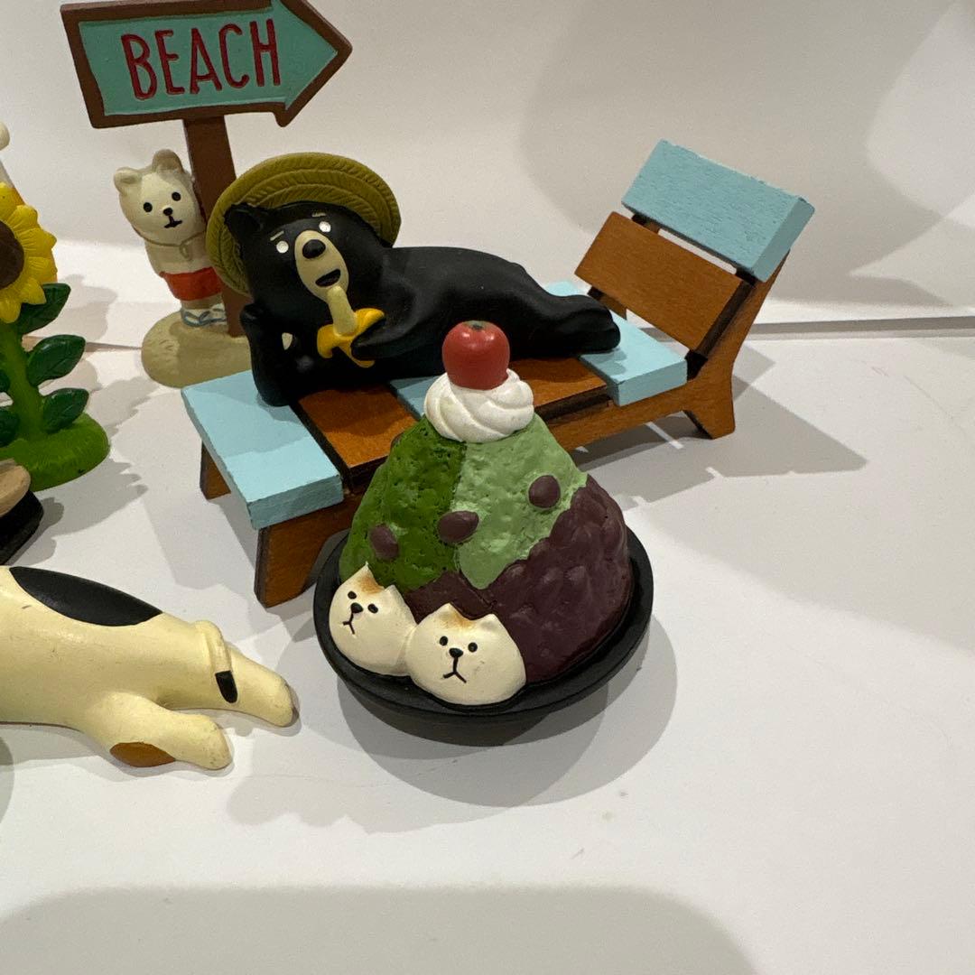 デコレ コンコンブル 夏の食べ物、お盆の置物セット - メルカリ