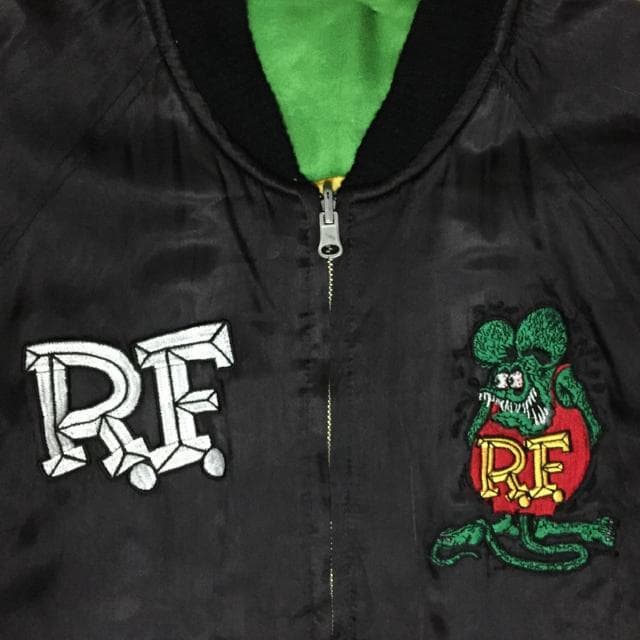 08ss Rat Fink ラットフィンク 中綿 リバーシブル スカジャン L - メルカリ
