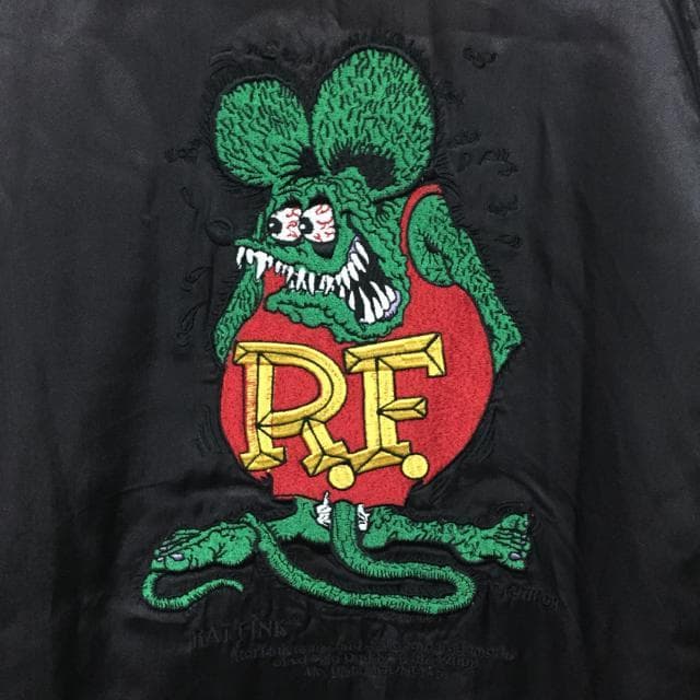 08ss Rat Fink ラットフィンク 中綿 リバーシブル スカジャン L - メルカリ