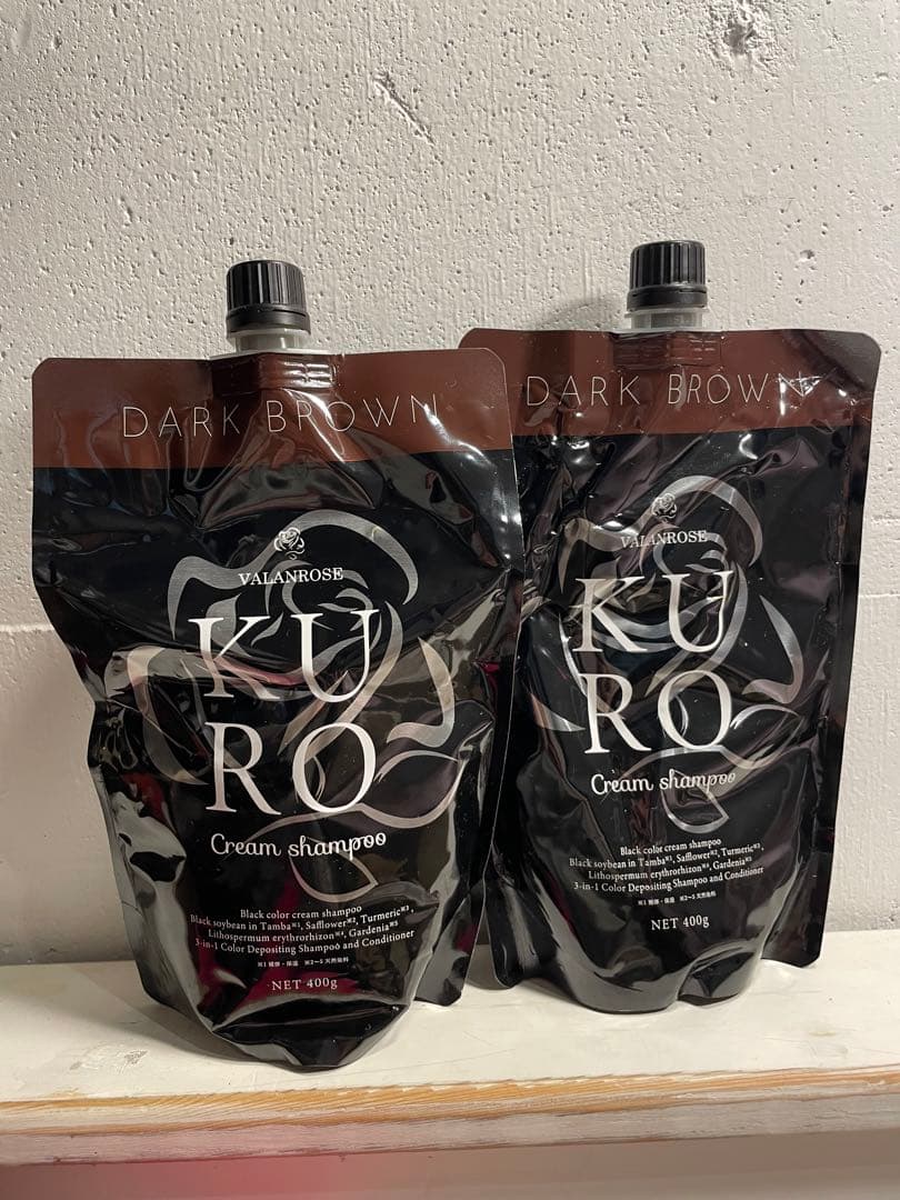 KURO Cream Shampoo ダークブラウン 400g未開封未使用品 - カ*ル様