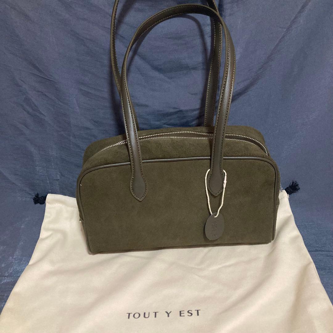 TOUT Y EST オリーブグリーン トートバッグ - メルカリ