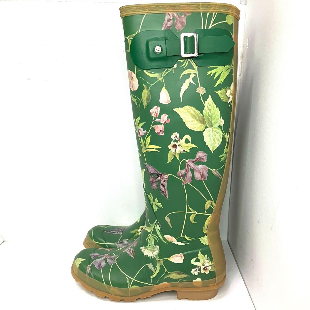 HUNTER ハンター レインブーツ 花柄 RHSコラボ レディース 未使用品