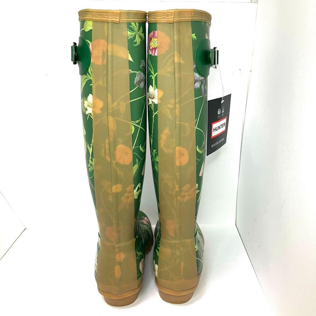 HUNTER ハンター レインブーツ 花柄 RHSコラボ レディース 未使用品