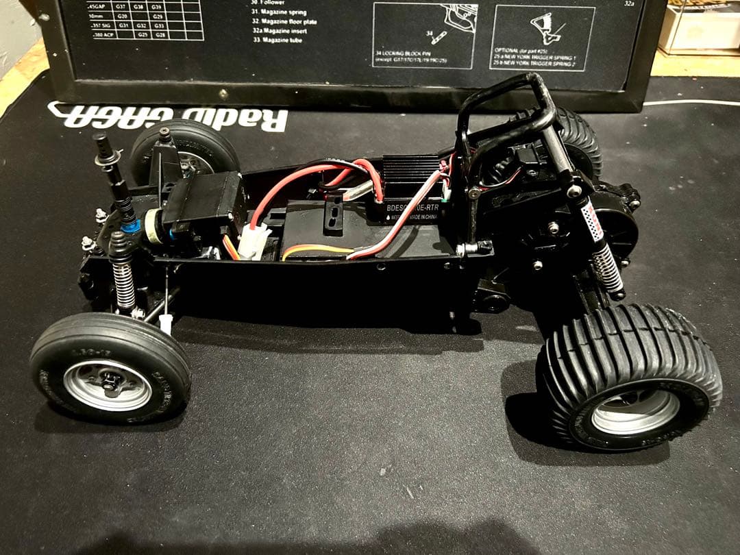 未走行】タミヤ ワーゲンオフローダー グラホシャーシ改 ESC、サーボ付