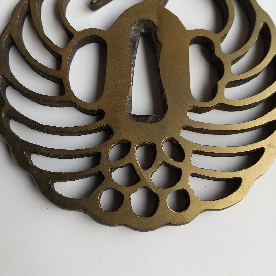 刀の鍔 鶴丸透かしの図 - メルカリ