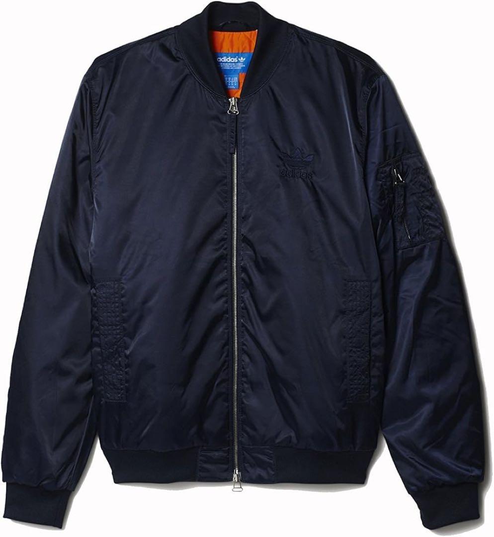 MA1 adidas originalsアディダス フライトジャケット ネイビー - メルカリ
