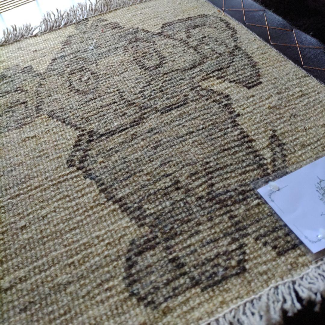 ギャッベ イラン シラーズ 座布団ギャッベ 手織り 大きめ ゾウ チェア