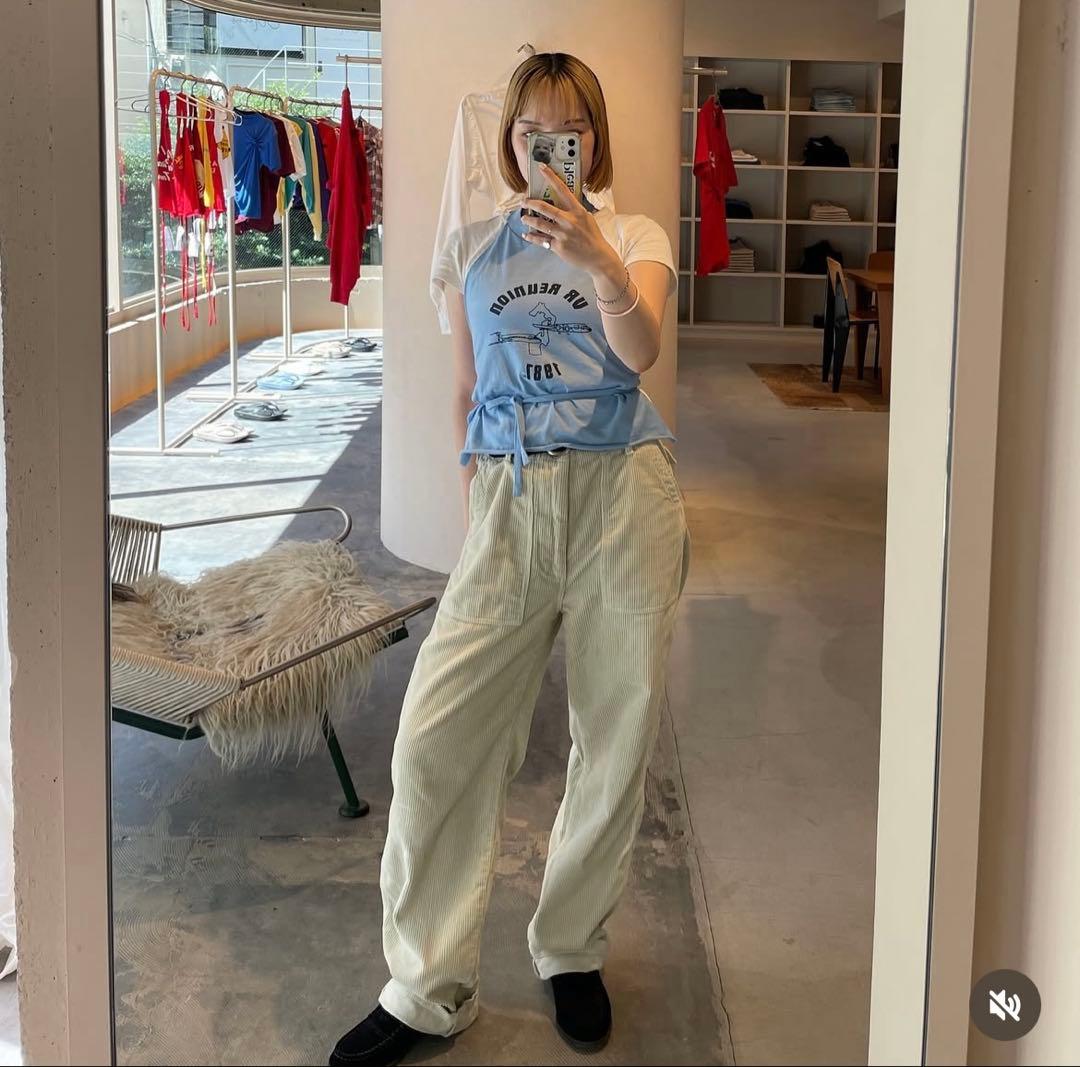 THE SHISHIKUI CORDUROY BAKER / CREAM 34 - メルカリ