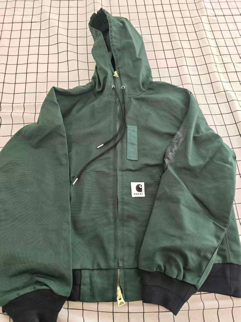 ジャケット・アウター Sacai Carhartt WIP Washed Duck Hooded 1 Carhartt WIP sacai x Carhartt WIP Washed Duck Hooded Blouson