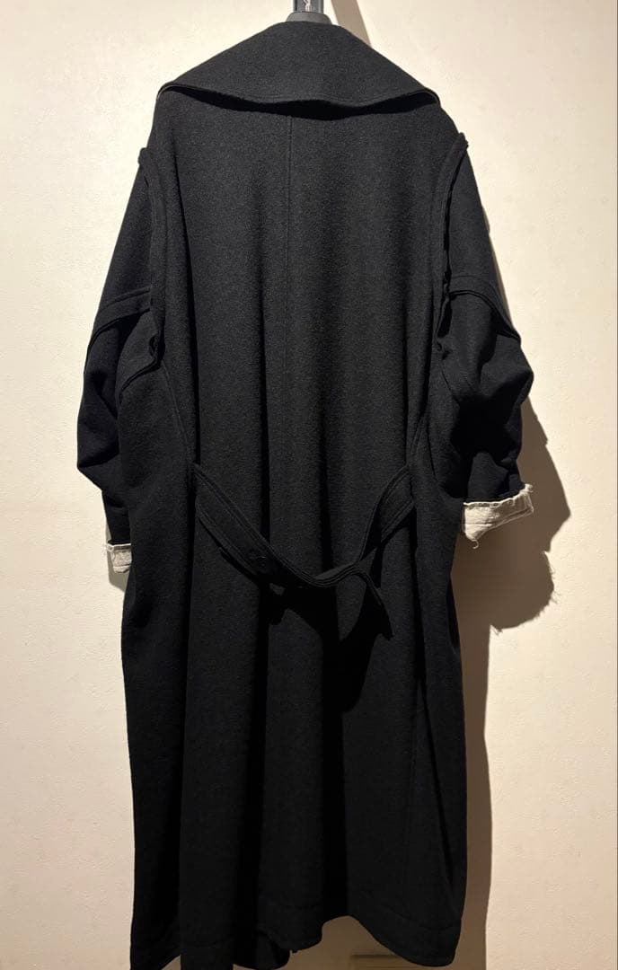 d*3様 ヨウジヤマモト グラウンドワイ Ground Y ウール トレンチコー