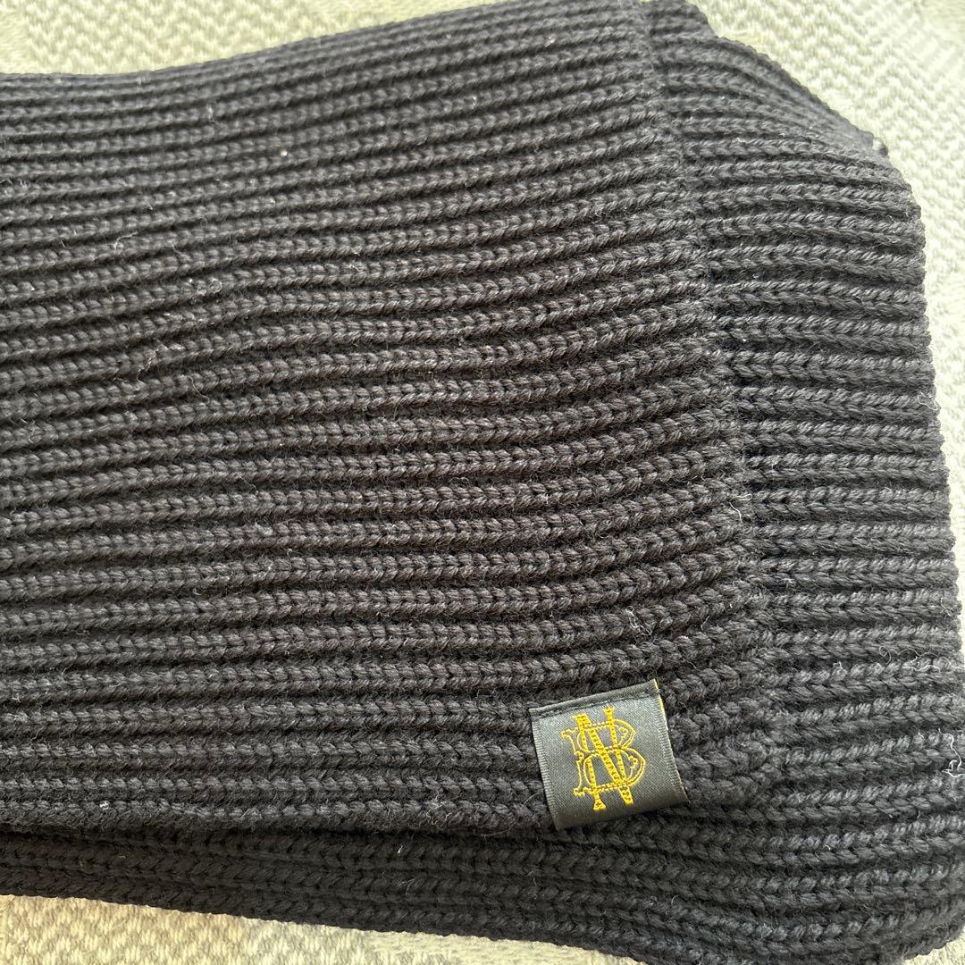 BATONER バトナー　マフラー　新品 BATONER / バトナー | FLUFFY MUFFLER (ユニセックス) - Solid Black