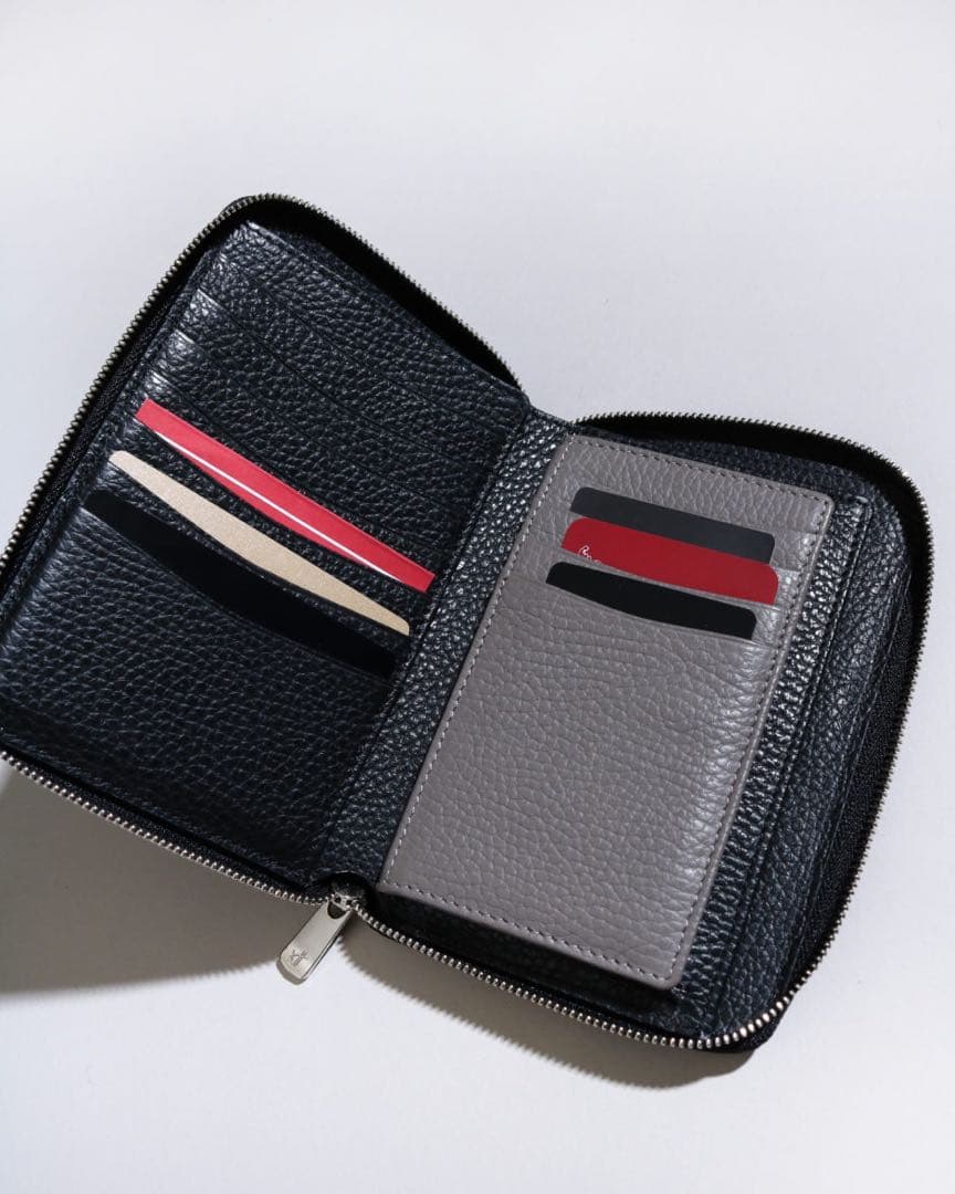 販売 MBハイエンドイタリアンレザー・コンパクトウォレット by Mastrotto