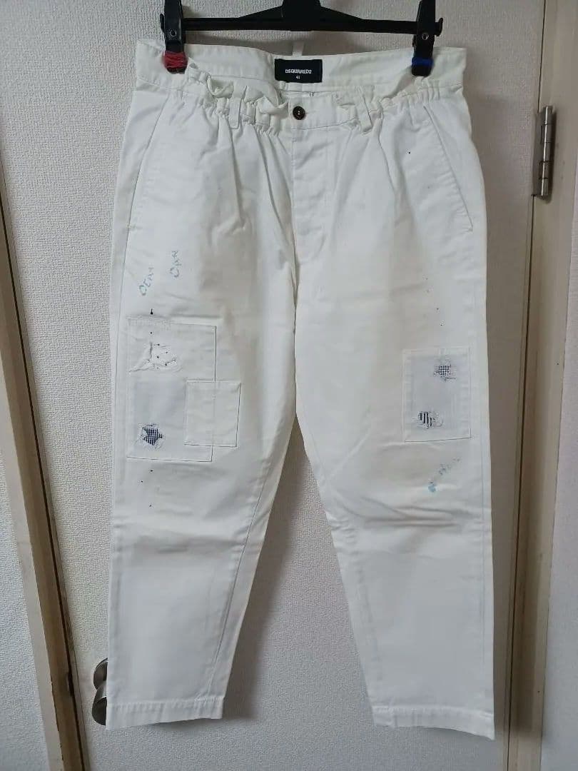 Dsquared2 ディースクエアード ホワイト パンツ 46 - メルカリ