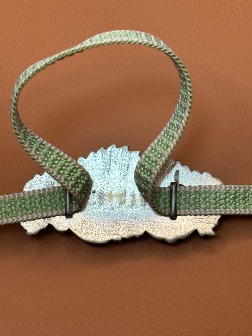 時代物 金工 彫金 龍の帯留め アンティーク 着物 紐付き 工芸