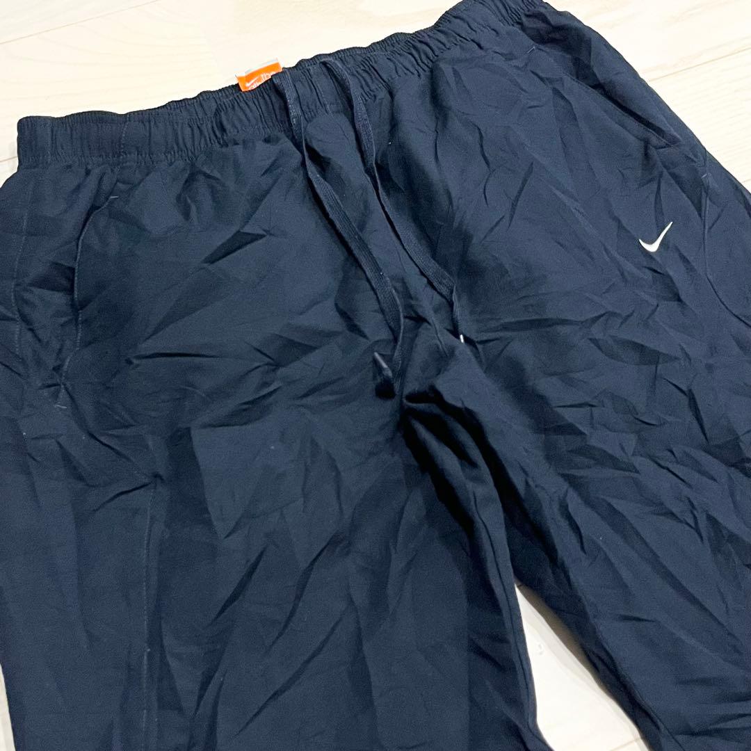 NIKE ナイキ ナイロンパンツ トラックパンツ L ブラック ソロ
