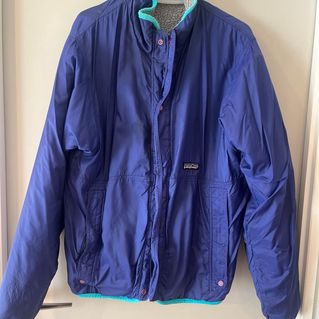 patagonia glissade ヘザーグレー コバルト パイルグ - メルカリ