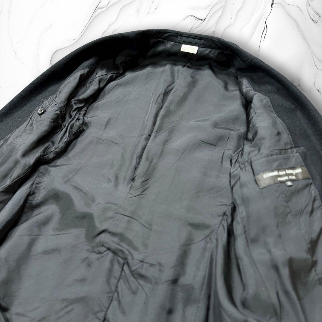 《15AW》コムデギャルソンオムプリュス 儀式期 捻れテーラードジャケット 黒