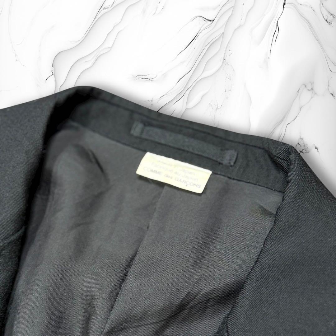 《15AW》コムデギャルソンオムプリュス 儀式期 捻れテーラードジャケット 黒